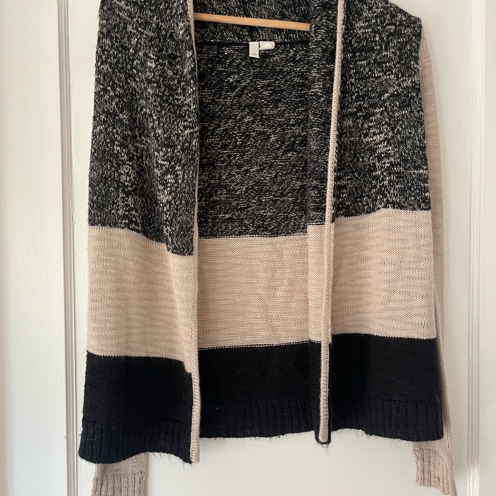 Element Black and Cream Sweater